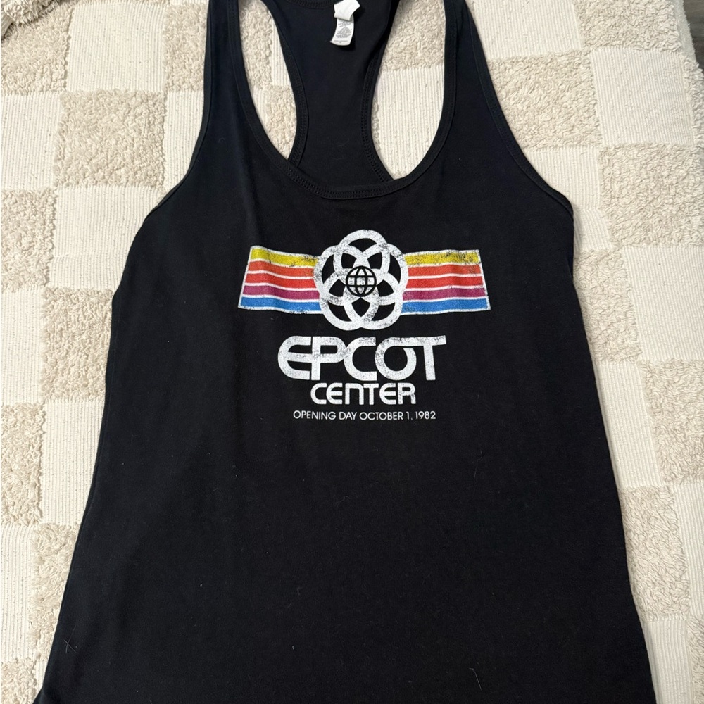 Black Epcot Center Tank Top
